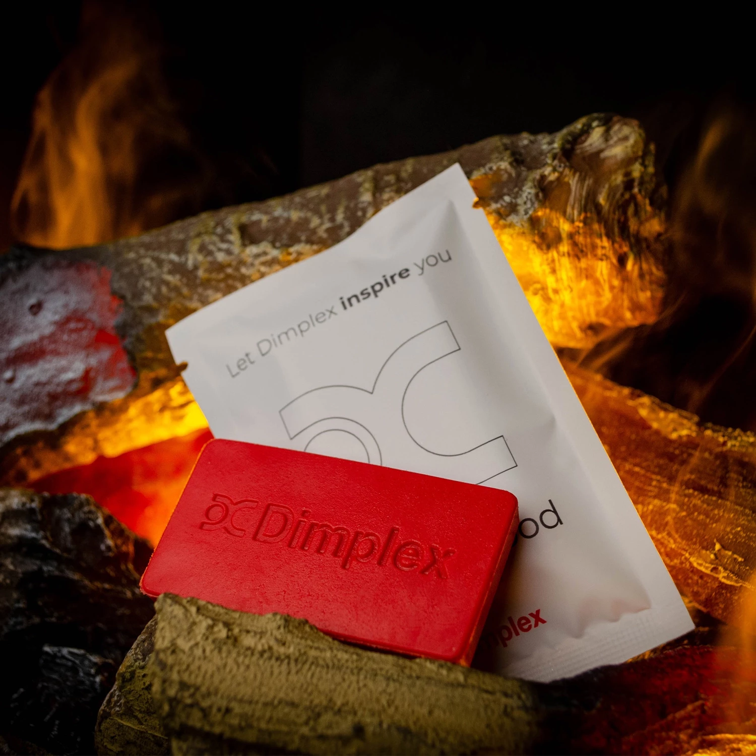 Dimplex Wasserdampfkamin Duftpad in einem Opti-Myst Feuer