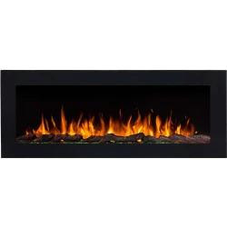Premier Kamin Elektro Wandkamin Schwarz