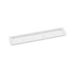 Lüftungsgitter Weiß - 50x10 cm - 214 cm²