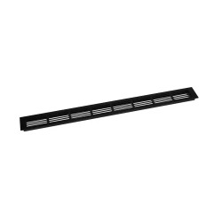 Lüftungsgitter Schwarz - 80x7,6 cm - 210 cm²