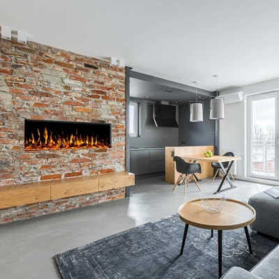 Aflamo Diamond 165 cm Elektrischer Kamin