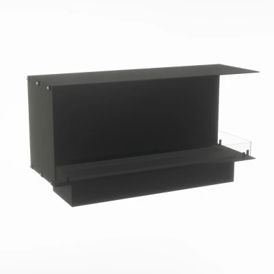 Foco Myst Corner Right 1200 Foco By Bio Fireplace Group