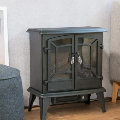 Elektrischer Kamin mit Heizlüfter