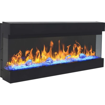 Imperial 3-Seiten-Kamin 110 cm – Aflamo, Online Shop Imperial 3-seitiger wandmontierter elektrischer Kamin 43" (110 cm)