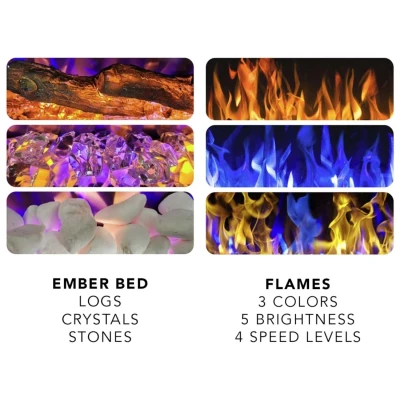 Aflamo Pride Slim 115 cm Elektrokamin – Online kaufen Aflamo Pride Slim 115 cm Elektrischer Kamin