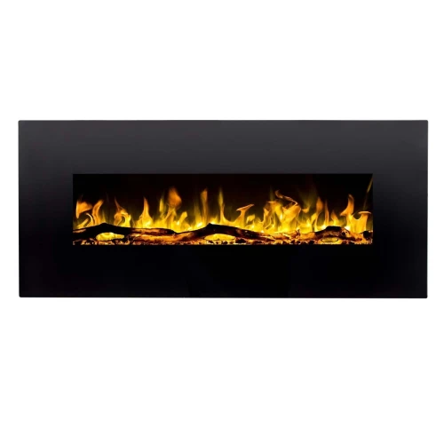 Aflamo Albion 128 cm schwarzer Elektrokamin
