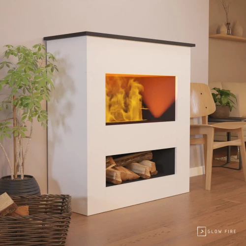 Brecht Wasserdampf Kamin - Weiß Brecht Wasserdampf Kamin - Weiß