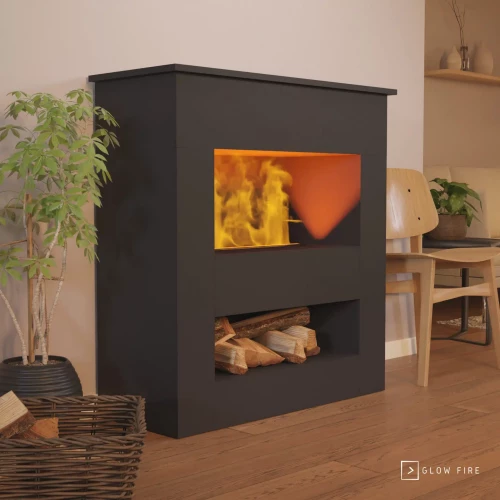 Brecht Wasserdampf Kamin - Schwarz Brecht Wasserdampf Kamin - Schwarz