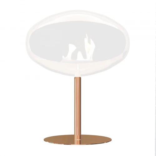 Polierter Kupfer Cocoon Pedestal Sockelbasis Polierter Kupfer Cocoon Pedestal Sockelbasis