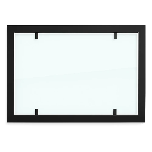 Außenseitenrahmen für Foco 800 mit komplettem Sicherheitsglas | Foco Fires hier kaufen Außenrahmen aus schwarzem Stahl mit Vollglas für Foco 800 Bio-Kamine.