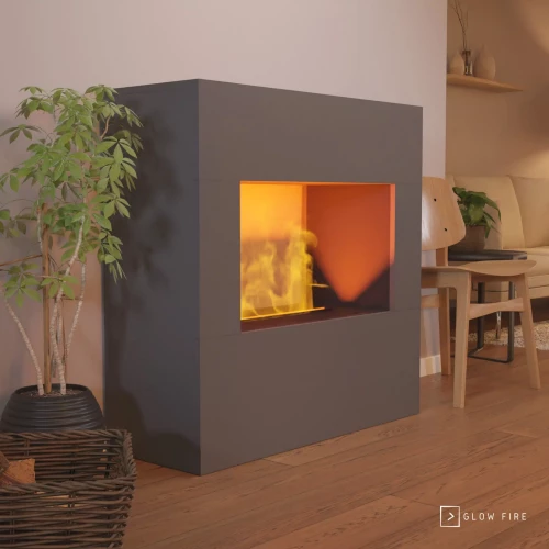 Goethe Wasserdampf Kamin - Grau Goethe Wasserdampf Kamin - Grau