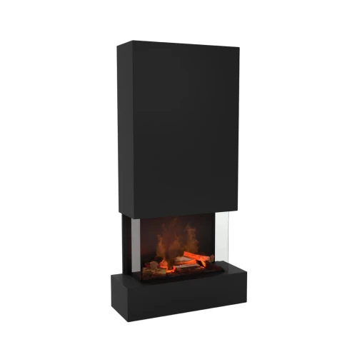 Hölderlin Tall Black OMC 600 – Wasserdampf Wandkamin