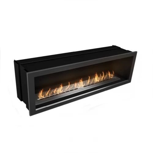 Gebürsteter Stahl Icon Fires SFB1350 Slimline Firebox 1350 Icon Fires