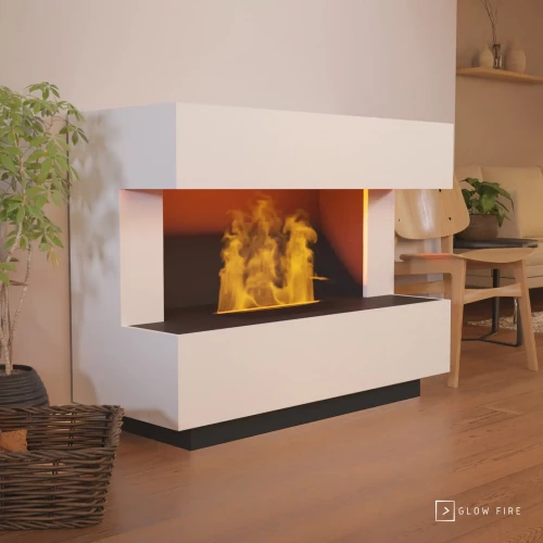 Kant Wasserdampf Kamin - Weiß Kant Wasserdampf Kamin - Weiß