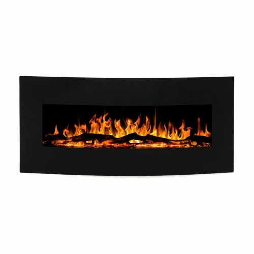 Middlesex Elektro Wandkamin - Schwarz Middlesex Elektrokamin für die Wand in schwarz