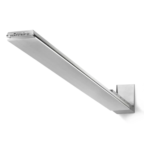 Halterung zur Montage an die Wand von Heatstrip Max in Silber Silber-Graue Wandhalterung für Design-Terrassenheizer