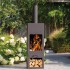 Jersey XXL Outdoor Kamin - Schwarz