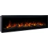 Royal Pro Wandmontierter Elektrokamin - Schwarz - 180 cm