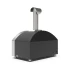 Futuro 2 Pizze Silber Schwarz - Hybrid Pizzaofen