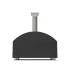 Futuro 2 Pizze Silber Schwarz - Hybrid Pizzaofen