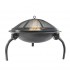 Feuerschale mit Grillrost und Stahlnetz