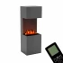 Beethoven Wasserdampf Kamin - Grau