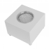 Cube Tischkamin - Weiß