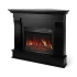Albion Corner Elektro Eckkamin ArtiLED 23 Schwarz Braun