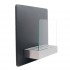 Eleganter Ethanol Wandkamin in Schwarz