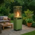 Faro Outdoor-Gaskamin in der Farbe Pale Green