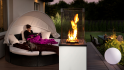 Deluxe Patio outdoor Gaskamin - weiß