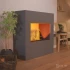 Goethe Wasserdampf Kamin - Grau