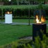Deluxe Patio Outdoor Gaskamin - schwarz