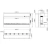 Isle 3-seitiger Elektrokamin für die Wand