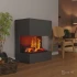 Kästner Wasserdampf Kamin - Grau