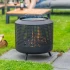 Midland Feuerkorb mit Grillrost
