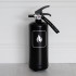 Schwarzer Feuerlöscher Klassisch 2 kg - Nordic Flame 
