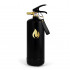 Nordic Flame Feuerlöscher 2 kg - Schwarz mit Goldemblem