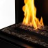 Automatischer freistehender Ethanol Kamin Planika Arcticon Schwarz mit BEV-Technologie