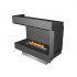 Planika Forma Linker Eckkamin mit Prime Fire Brenner