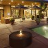 Planika Galio Fire Pit Schwarz Automatischer Gaskamin für den Außenbereich