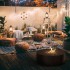 Planika Galio Fire Pit Schwarz Automatischer Gaskamin für den Außenbereich