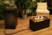 Planika Rio Black Outdoor-Gaskamin mit verlängerter Flamme