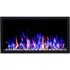 Premier Slim Kamin Elektro Wandkamin Schwarz