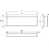 Aflamo Pride Slim 127 cm schwarzer wandmontierter Elektrokamin