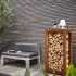 Quarubox Holzlagerung