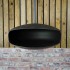 UFO-50 Hein & Haugaard Decken-Bio-Kamin in Schwarz