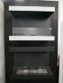 Dakota - Schwarzer dreiseitiger Bioethanol-Kamin 90 cm